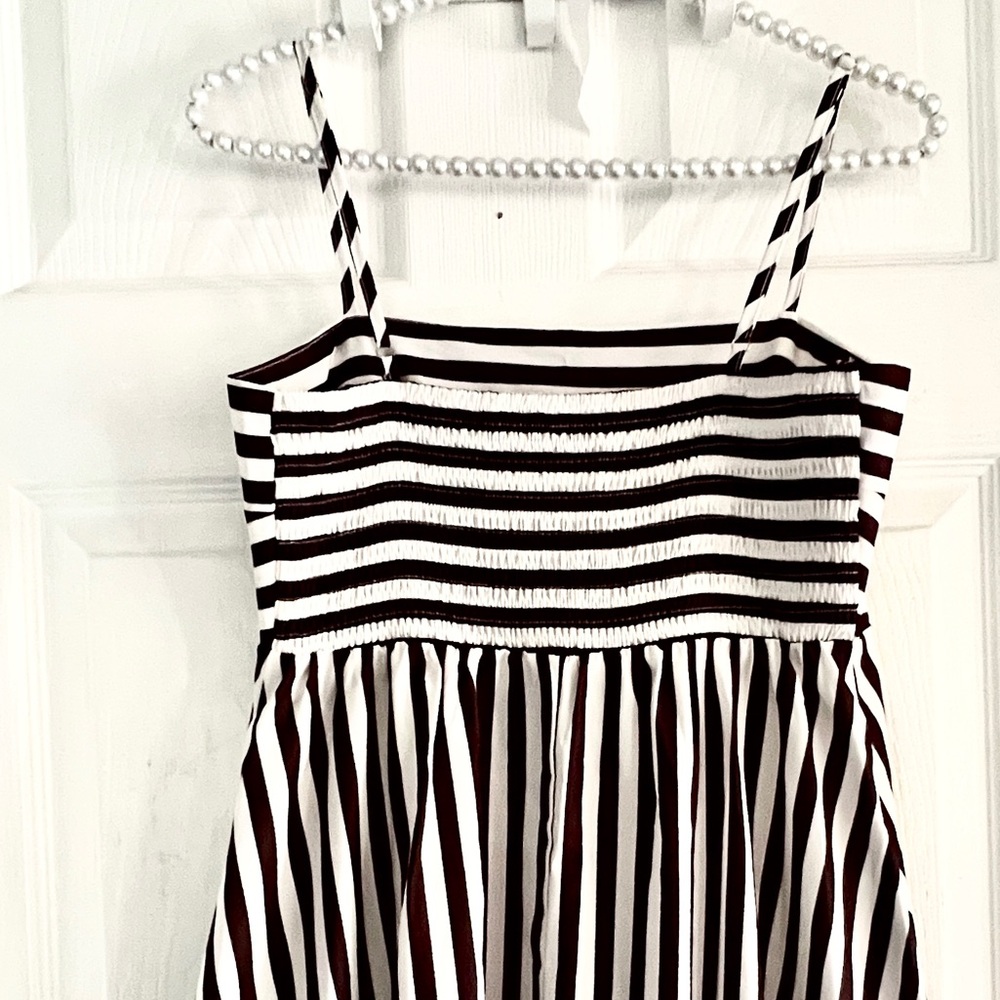 Commense Striped Pleated Cami Long Dress - Picture 11 of 13